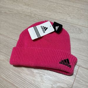 ★送料無料★新品★adidas(アディダス)/ニットキャップ/ニット帽/ビーニー/ピンク