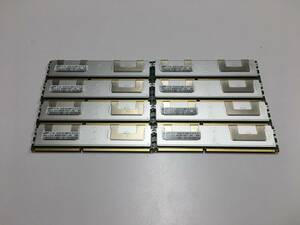 B1287)SAMSUNG 4GB 2Rx4 PC3-8500R 中古動作品8枚＝32GB