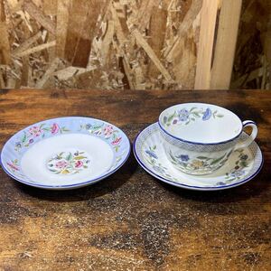 MINTON ミントン ハドンホール トレリス カップ ソーサー ティーカップ 洋食器 食器 インテリア ブランド 中古品