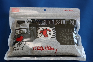  キースへリング　スタンダードショーツ　3枚組　レディース　M　股上普通　Keith Haring　下着　パンツ　新品 未使用　