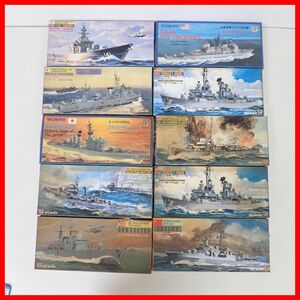 ☆未組立 ピットロード 1/700 米国海軍ミサイル巡洋艦 ビンセンス/海上自衛隊ヘリ搭載護衛艦 はるな 等 まとめて10点セット 艦船模型【20