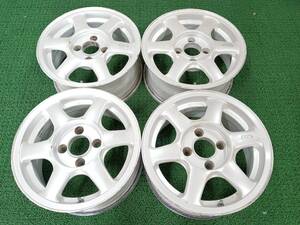 ★希少品★ ヨコハマAVS 15×6.5J +30 4H-114.3 4本セット S13・レビン・トレノ・旧車等