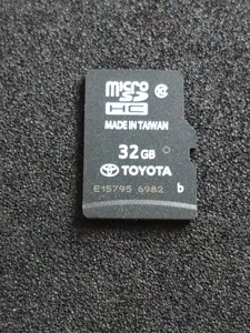 美品 トヨタ純正ナビ NSZT-Y66T 2017年秋版 地図データ 地図 マイクロSDカード microSD TOYOTA