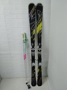 SALOMON サロモン スキー板 スキー POWERLINE TI 2 R 10.9 パワーライン 157 L32736100 Hart ストック付き