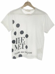 COMME des GARCONS コムデギャルソン 17SS THE MET ロゴプリントTシャツ ホワイト S IT96AHOZ4VPW