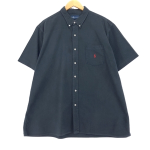 古着 ラルフローレン Ralph Lauren 半袖 ボタンダウンシャツ メンズXXL /eaa451127