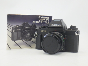 h5A010Z150 Canon キャノン NEW F-1 NEW FD 50㎜ F1.4 AEファインダー フィルムカメラ 動作確認済 絞り羽根難有