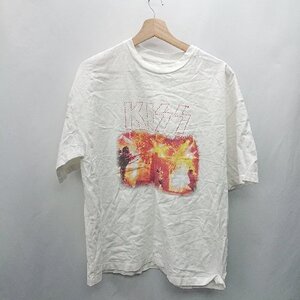 ◇ ⊂ COTORICA コトリカ KISSコラボ 半袖 Tシャツ サイズS ホワイト系 レディース E