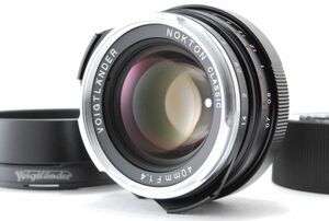 [AB Exc+] Voigtlander NOKTON CLASSIC 40mm f/1.4 VM Lens w/Hood From JAPAN 8947