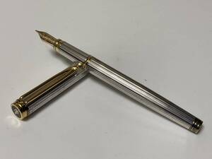 WATERMAN ウォーターマン フランス製万年筆 PLAQUE OR G ペン先18K 750 F