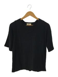 Uhr◆レイヤードリブTシャツ/コットン/BLK/20SSUhr-CS143