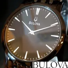 【BULOVA】ブローバ/メンズ腕時計/お洒落/展示品特価/ブラック/高級