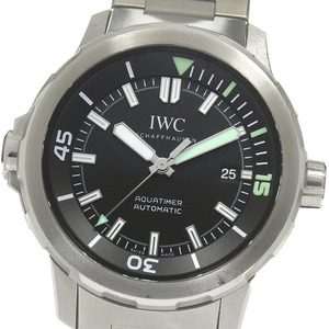 IWC IWC SCHAFFHAUSEN IW329002 アクアタイマー デイト 自動巻き メンズ _842355