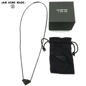 希少60cmチェーン★JAM HOME MADE★シルバーネックレス ダイヤモンドレインボーブラック黒メンズアクセサリーレディースジャムホームメイド