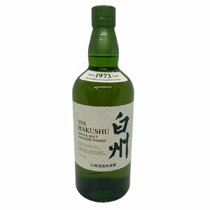 大阪府限定発送 未開栓 サントリー 白州 700ml 43% シングルモルト 1973 ウイスキー ジャパニーズウイスキー 白州蒸留所 南アルプス 国産