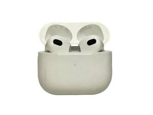 Apple (アップル) 第3世代 AirPods エアポッズ Lightning充電ケース付き ワイヤレスイヤホン MPNY3J/A ホワイト 家電/078