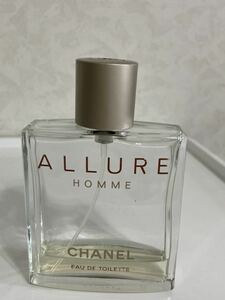 【CHANEL ALLURE HOMME】シャネル アリュール オム 50ml オードゥ トワレット ヴァポリザター 香水　残量少量　定形外発送350円