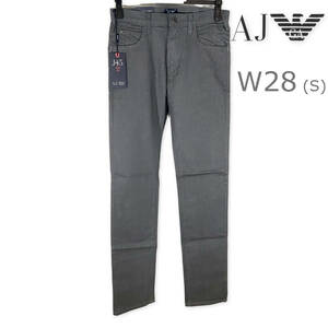 新品タグ付き ARMANI JEANS アルマーニ ジーンズ J45 SLIM FIT スリムフィット メンズ ストレッチ ジーンズ デニム ダークグレー W28-L34 S