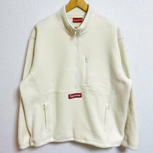 新品 Supreme Polartec Half Zip Pullover Natural Red XL 21aw 2021年 ナチュラル ポーラテック ハーフ ジップ プルオーバー 新品未使用