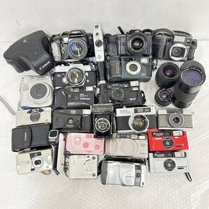 x/x/x/J021-605/10035【名古屋】カメラ レンズ まとめ 約10kg MINOLTA ミノルタ / OLYMPUS オリンパス / Konica コニカ / Canon / 他