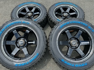 新品セット 即納 鍛造 レイズ ボルクレーシング TE37 ウルトララージツアラー 20インチ 9J+18 275/55R20 ランクル プラド ハイラックス CAP