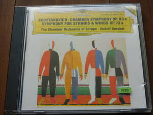 ＊1529 SHOSTAKOVICH/CHAMBER SYMPHONY OP.83a SYMPHONY FOR STRINGS & WINDS OP.73a ショスタコーヴィチ 輸入盤