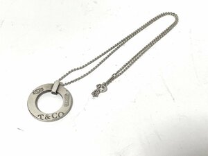 【中古】TIFFANY&Co.　ティファニー　ネックレス　SV925 シルバー　1837サークルペンダント