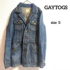 GAYTOGS ゲイタックス レディース デニムジャケット Ｓ スリット