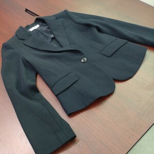ジャケット ブラック フォーマル制服　未使用に近い　9号レディースALPHA PIER制服　オフィス服 かわいいOL制服 事務服