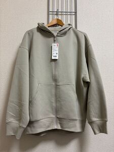 新品（タグ付き）［UNIQLO］ユニクロ　ドライスウェットリラックスパーカ　レディース　L 0241122-762