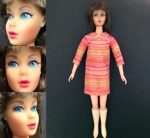 ★当時物 マテル社 バービー人形 MATTEL ヴィンテージ バービー 1968年刻印 洋服2着まとめて フランシー 昭和レトロ JAPAN ドール