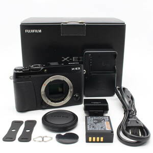 ★極上品★FUJIFILM X-E3 ボディ ブラック ショット数40★4916