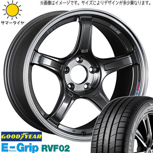 レヴォーグ 225/45R18 ホイールセット | グッドイヤー RVF02 & GTX03 18インチ 5穴114.3