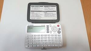 中古品 Canon wordtank 電子辞書 IDP-700G 国語・英和・和英辞典 他6コンテンツ