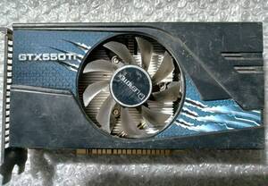 【中古パーツ】LEADTEK NVIDIA GeForce GTX 550 Ti グラフィックボード/ビデオカード PCI-E MINI-HDMI/DVI■K870-2