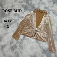 【ROSE BUD】ローズバッド　ジャケット　光沢　おしゃれ　可愛い