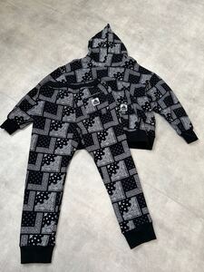 ＸLARGE キッズ　セットアップ パーカー パンツ　サイズ140