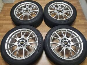 【希少】18インチ 8J +42 PCD112 BBS RE-V RE055 8K系 Audi アウディ A4 S4 4F系 A6 TT VW ゴルフ Golf ベンツ Aクラス Bクラス BMW RG RF