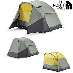 1円～!売切!【正規新品】THE NORTH FACE WAWONA 4-PERSON ワオナ テント US限定 日本未発売 アウトドア(4人用)グレー 緑190308-175