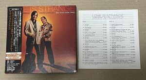 送料込 Jackson Browne / David Lindley - Love Is Strange 国内盤CD 2枚組 / SICP2683