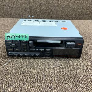 AV7-638 激安 カーステレオ FUSION FSN-2700 60905198 カセット FM/AM テープデッキ プレーヤー オーディオ 通電未確認 ジャンク