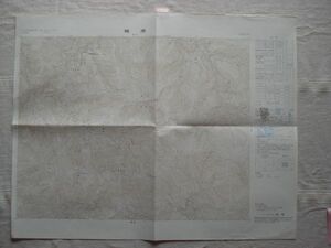 【地図】 椎原 1：25,000 平成4年発行/ 熊本 八代郡 泉村 球磨郡 五木村水上村 五家荘 石楠越 岩茸越 山犬切 縦木吊橋 九州 国土地理院