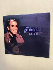 送料無料 DON GROLNICK GROUP「THE LONDON CONCERT」輸入盤 ライヴ全8曲 デジパック仕様