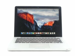 充放電723回/カメラ内蔵/SSD256GB/メモリ8GB/中古 13.3型 1280X800ノートPC i7　2.7Ghz　 MacBook Pro　A1278 Capitan10.11.6