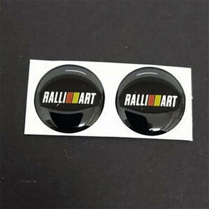 RALLIART　ラリアート　　キーホールステッカーカバー　２個セット