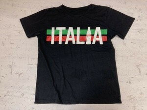 ITALIA イタリア コカコーラ coca-cola ストリート ロゴプリント 半袖Tシャツ カットソー メンズ 黒
