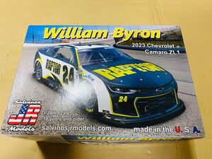 サルビノス JRモデルズ 1/24 ウイリアム・バイロン #24 RAPUTOR シボレー カマロ NASCAR 2023 プラモデル 未組立 CAMARO ZL1 