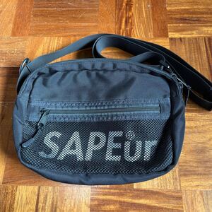 SAPEur サプール ショルダーバッグ 黒 中古品