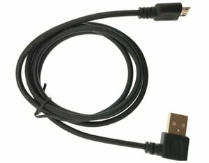 送料無料 microUSBケーブル 1m 左向きL型 USBALL-MC/CA100