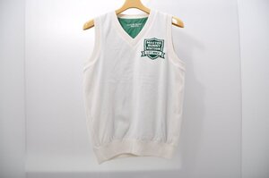 coco 中古 マスターバニーエディション レディース ベスト 1(M) 白×緑 Vネックニット リバーシブル レターパックプラス発送可 81780